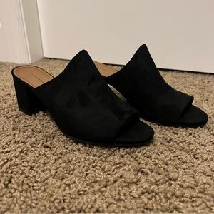 Slip On Heeled Mules
